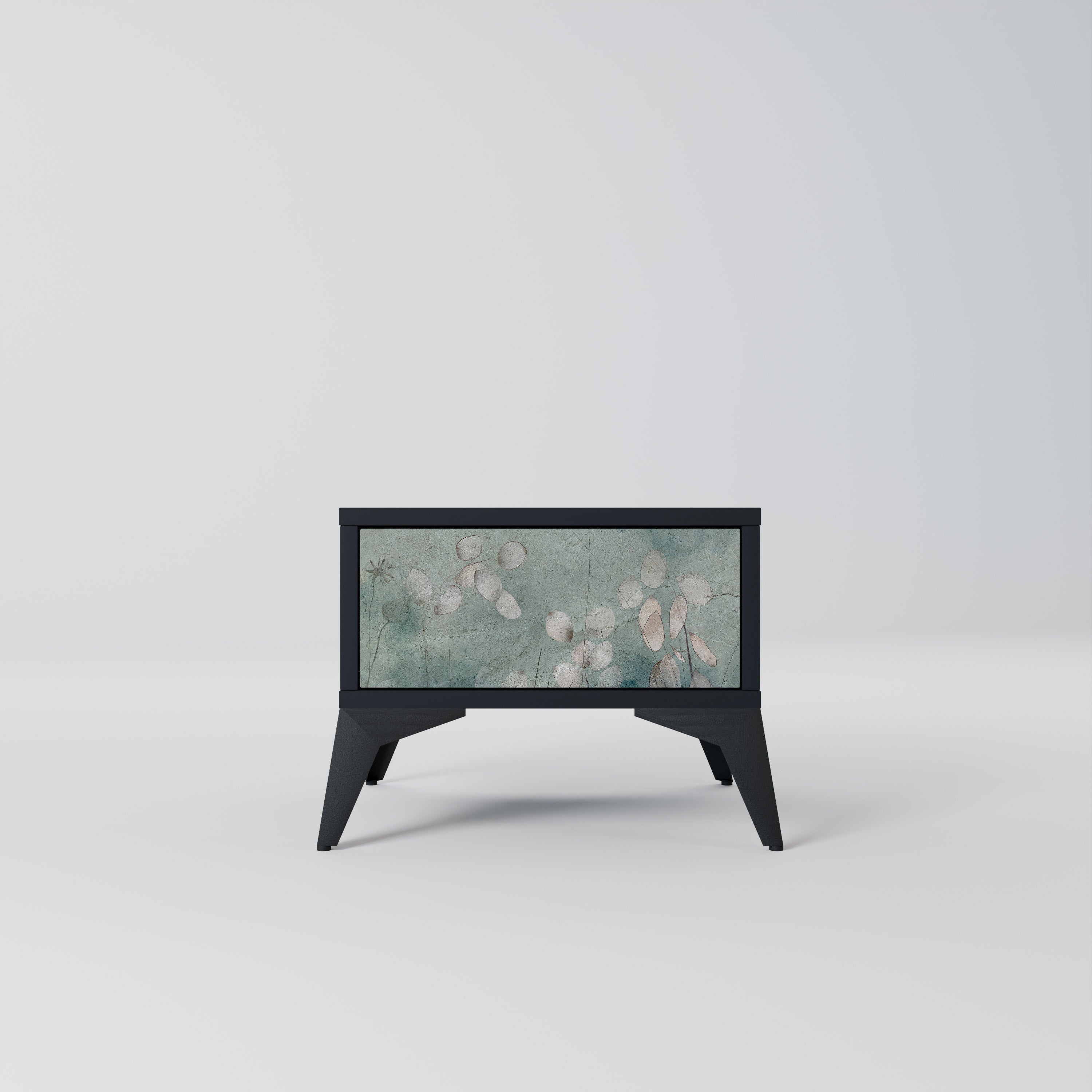 NIGHT LADY Mesa de Cabeceira em Acabamento Preto