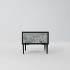 NIGHT LADY Mesa de Cabeceira em Acabamento Preto