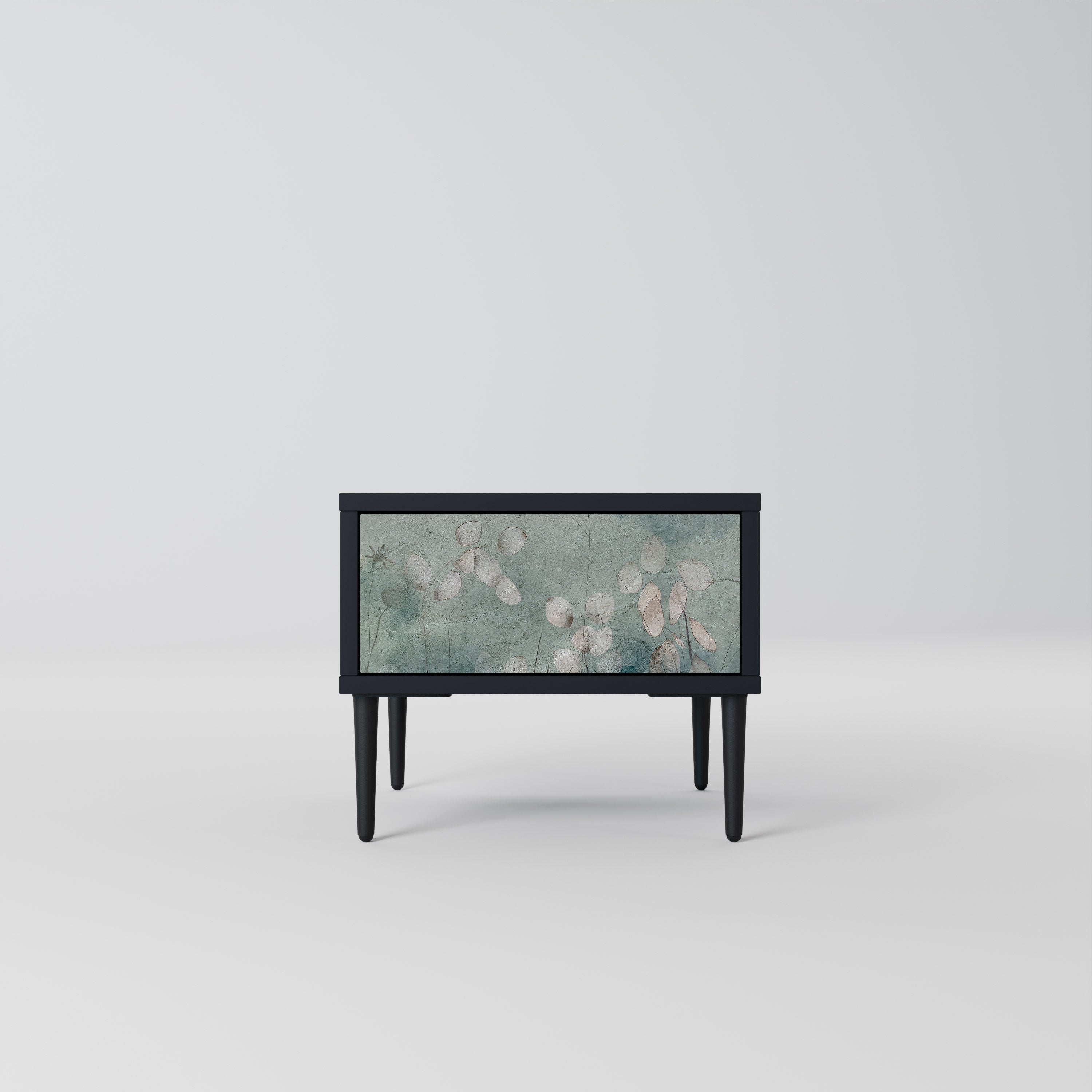 NIGHT LADY Mesa de Cabeceira em Acabamento Preto