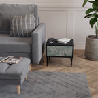 NIGHT LADY Mesa de Cabeceira em Acabamento Preto