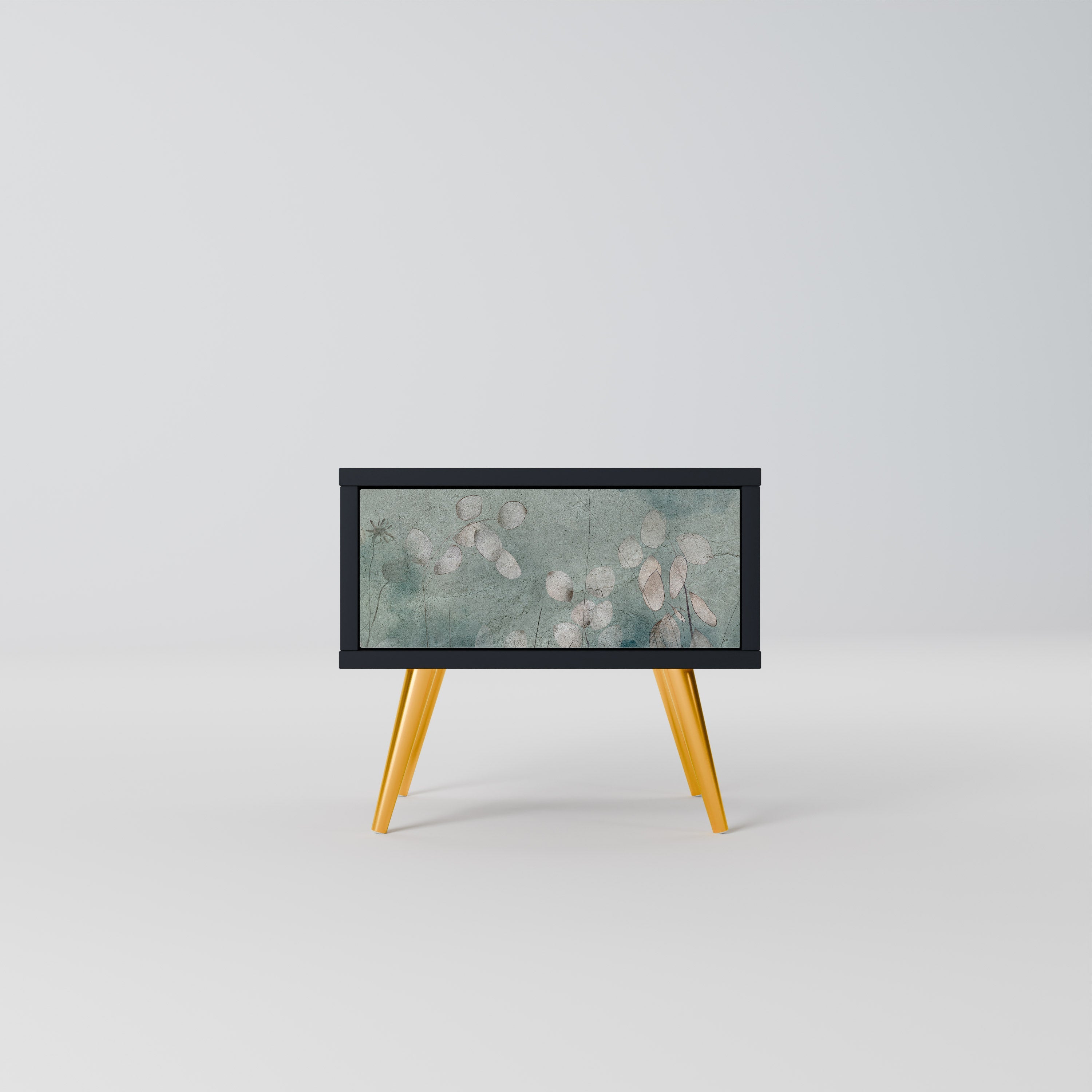 NIGHT LADY Mesa de Cabeceira em Acabamento Preto