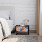 PASTEL DESTINY Mesa de Cabeceira em Acabamento Preto