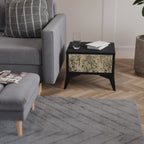 HERBAL GRACE Mesa de Cabeceira em Acabamento Preto