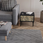 HERBAL GRACE Mesa de Cabeceira em Acabamento Preto