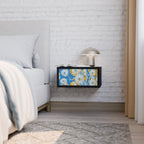 DAISY LUXE Mesa de Cabeceira em Acabamento Preto