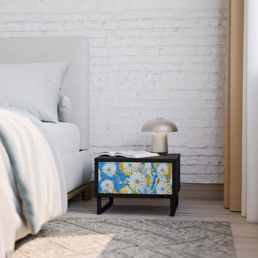 DAISY LUXE Mesa de Cabeceira em Acabamento Preto