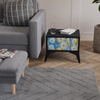 DAISY LUXE Mesa de Cabeceira em Acabamento Preto