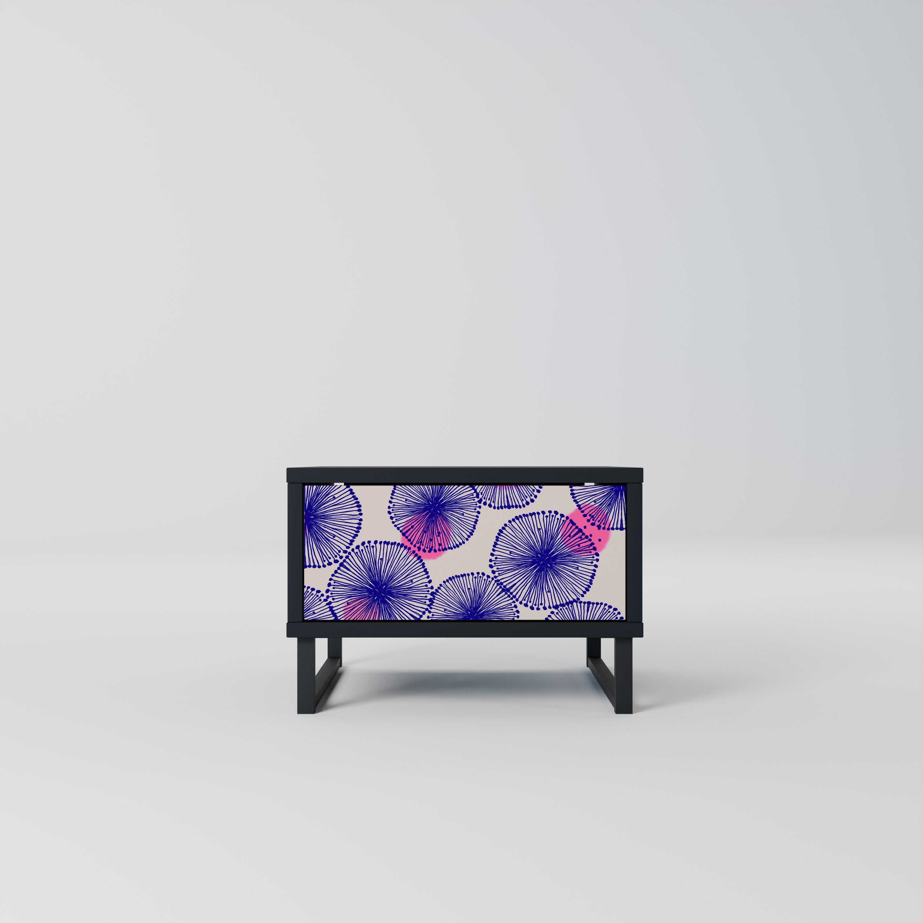 MAGIC NATURE Mesa de Cabeceira em Acabamento Preto