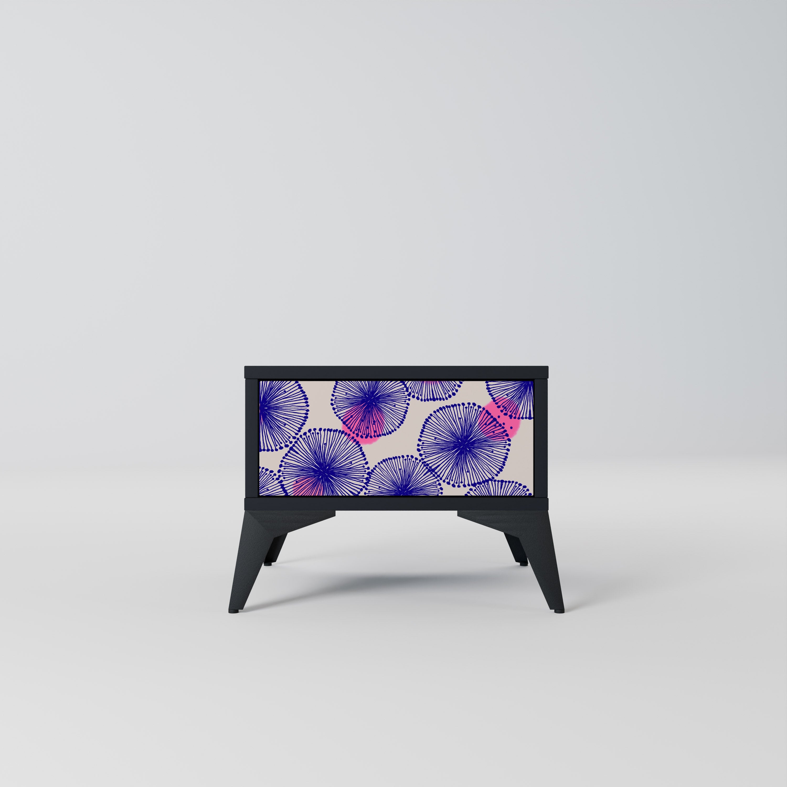 MAGIC NATURE Mesa de Cabeceira em Acabamento Preto