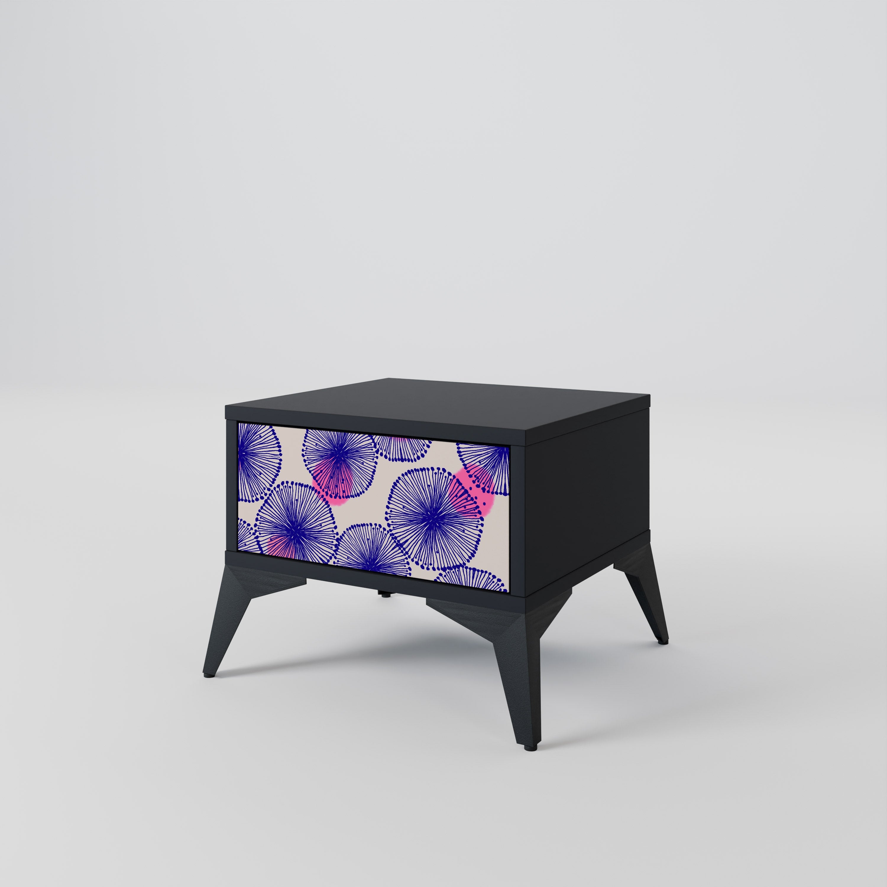 MAGIC NATURE Mesa de Cabeceira em Acabamento Preto