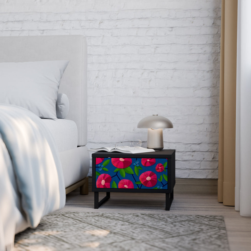 SPRING THOUGHTS Mesa de Cabeceira em Acabamento Preto