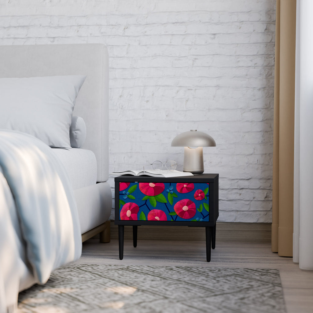 SPRING THOUGHTS Mesa de Cabeceira em Acabamento Preto