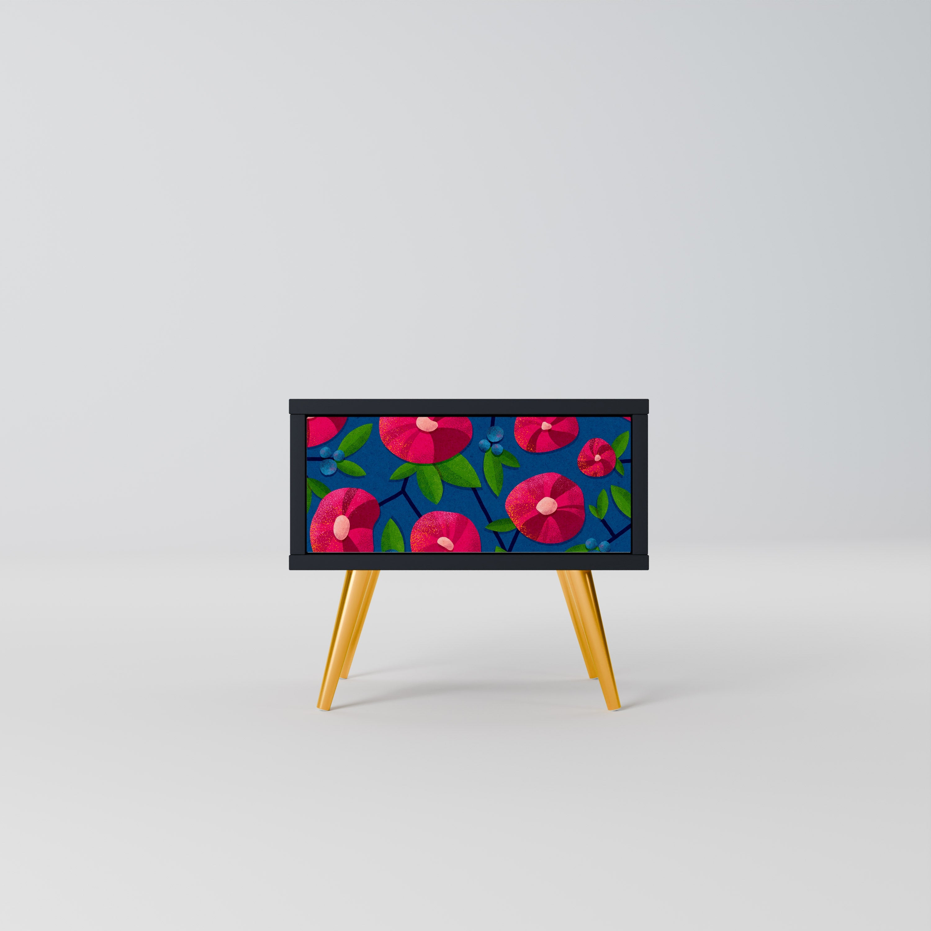 SPRING THOUGHTS Mesa de Cabeceira em Acabamento Preto