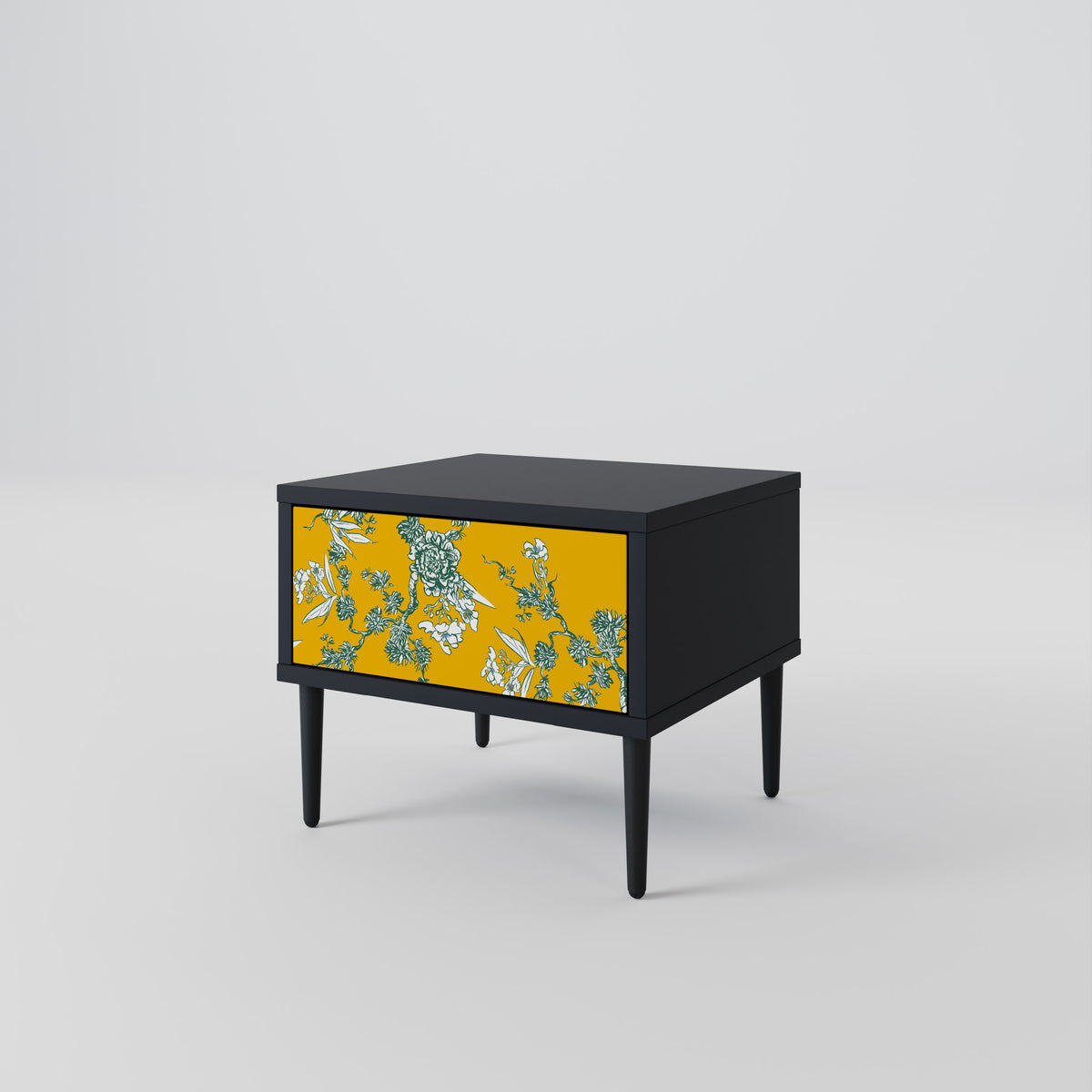 YELLOW CHINOISERIE Mesa de Cabeceira com Gaveta