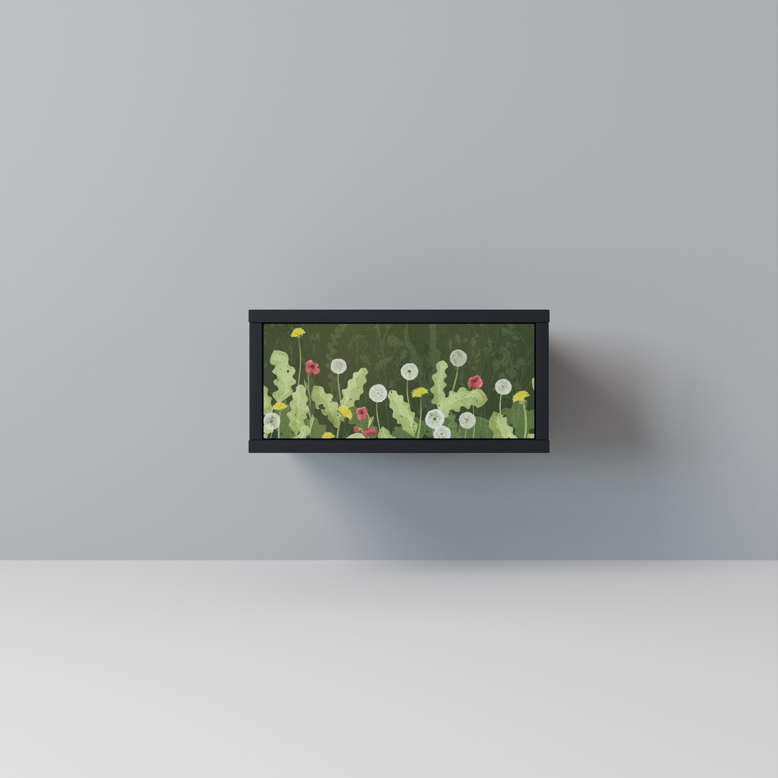 DANDELION AMUSE Mesa de Cabeceira em Acabamento Preto