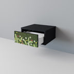 DANDELION AMUSE Nightstand in Black Finish
