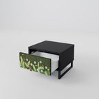 DANDELION AMUSE Nightstand in Black Finish