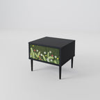 DANDELION AMUSE Nightstand in Black Finish