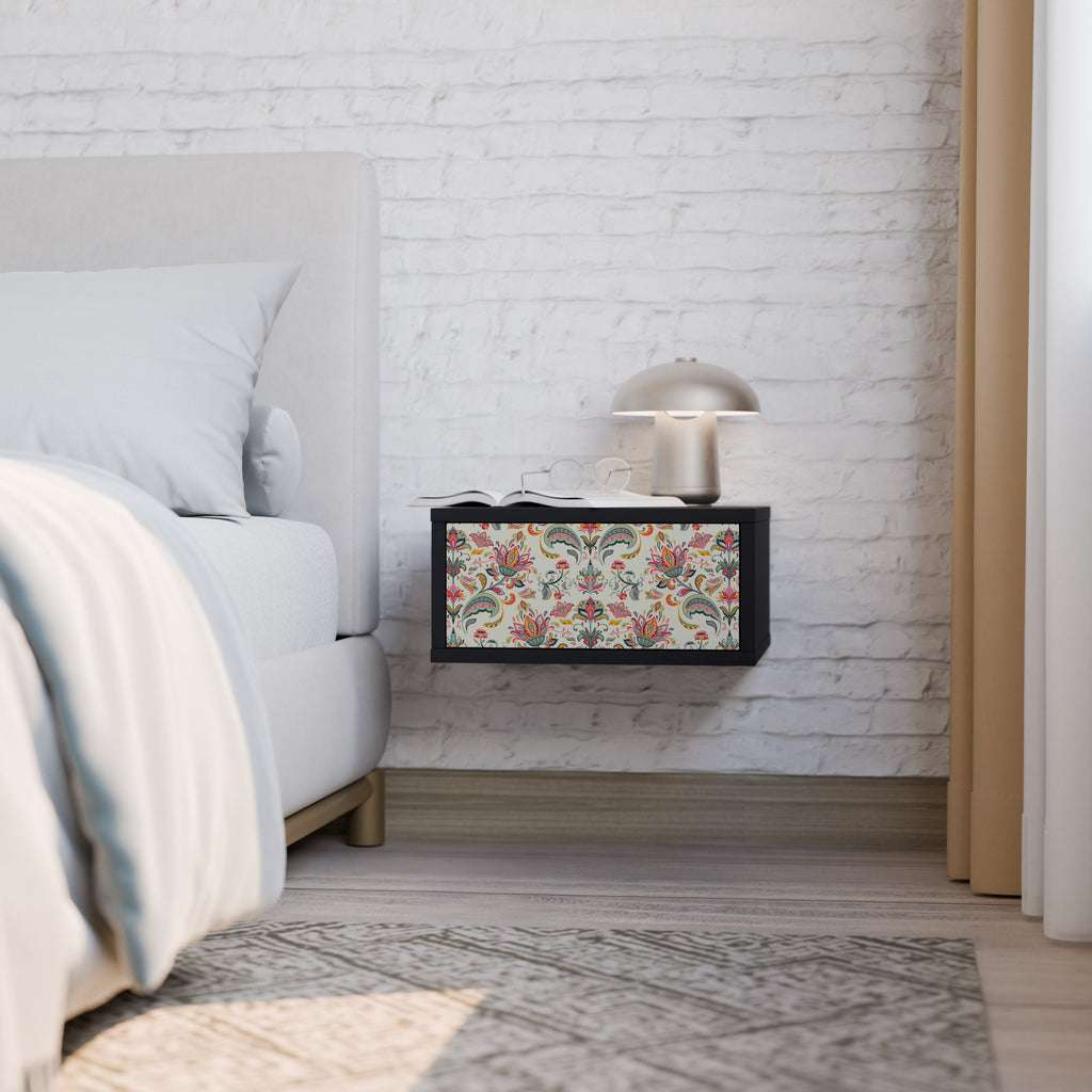 ORGANIC FOLKLORE Nightstand in Black Finish