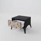 ORGANIC FOLKLORE Nightstand in Black Finish