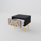 ORGANIC FOLKLORE Nightstand in Black Finish