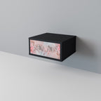 CHERRY BLOSSOM Nightstand in Black Finish