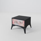 CHERRY BLOSSOM Nightstand in Black Finish