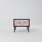 CHERRY BLOSSOM Nightstand in Black Finish