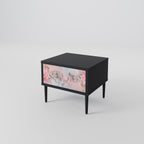 CHERRY BLOSSOM Nightstand in Black Finish