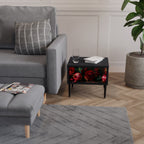 DAHLIAS AND POMEGRANATES Mesa de Cabeceira em Acabamento Preto