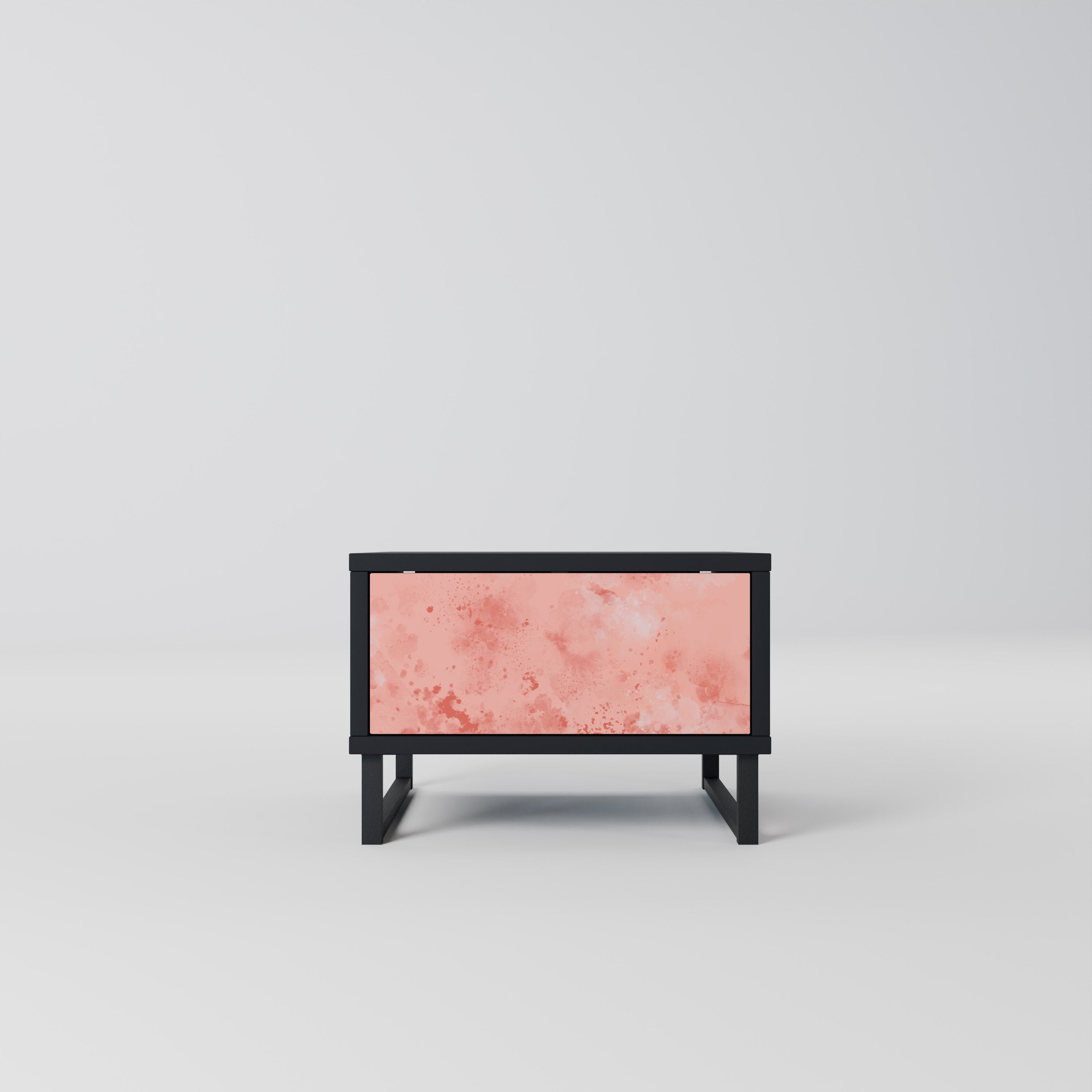 CRANE DANCE Mesa de Cabeceira em Acabamento Preto