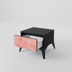 CRANE DANCE Nightstand in Black Finish