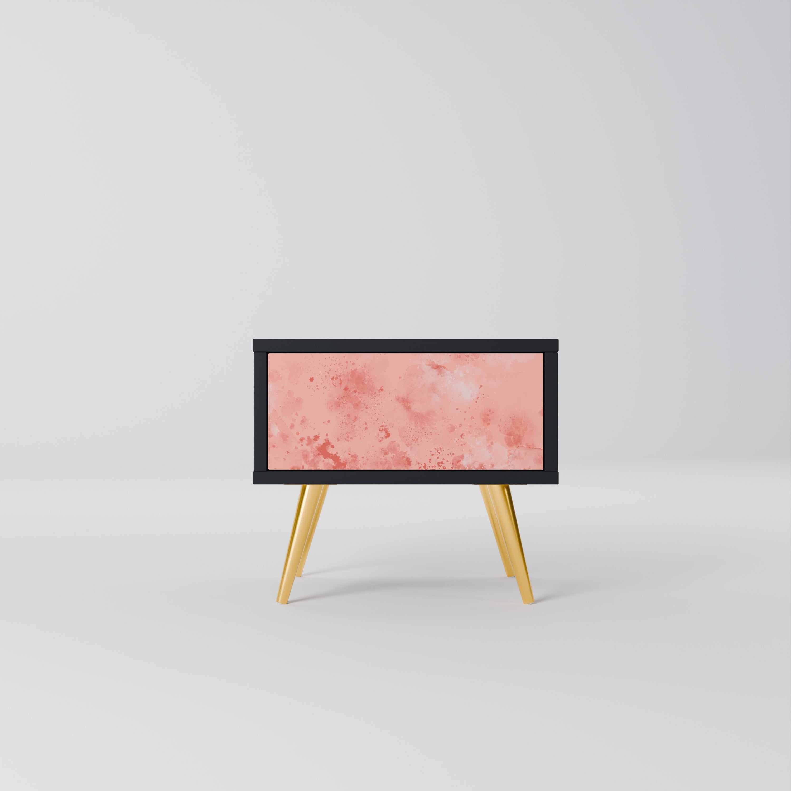 CRANE DANCE Mesa de Cabeceira em Acabamento Preto