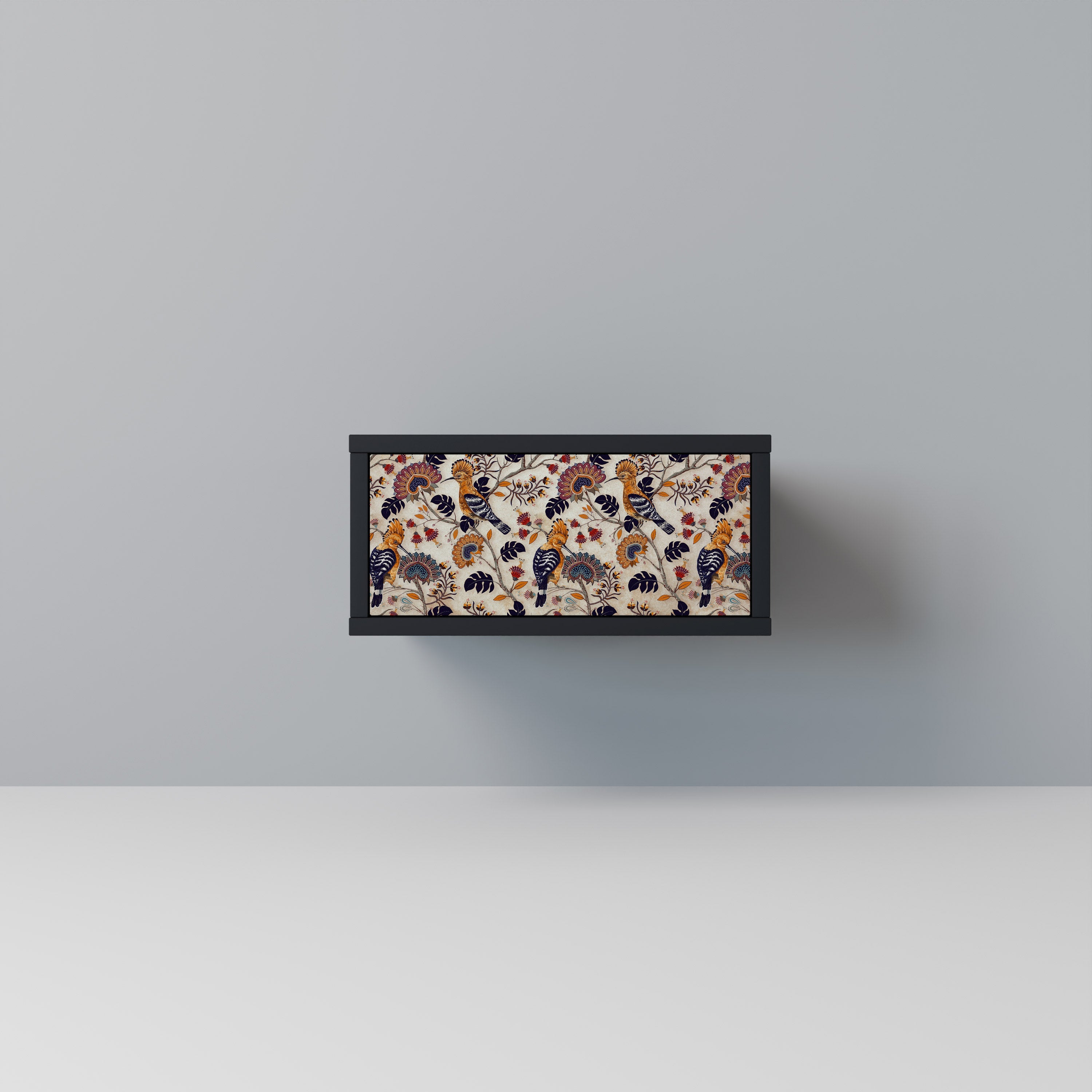 EMINENT HOOPOE Mesa de Cabeceira em Acabamento Preto