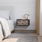 EMINENT HOOPOE Mesa de Cabeceira em Acabamento Preto