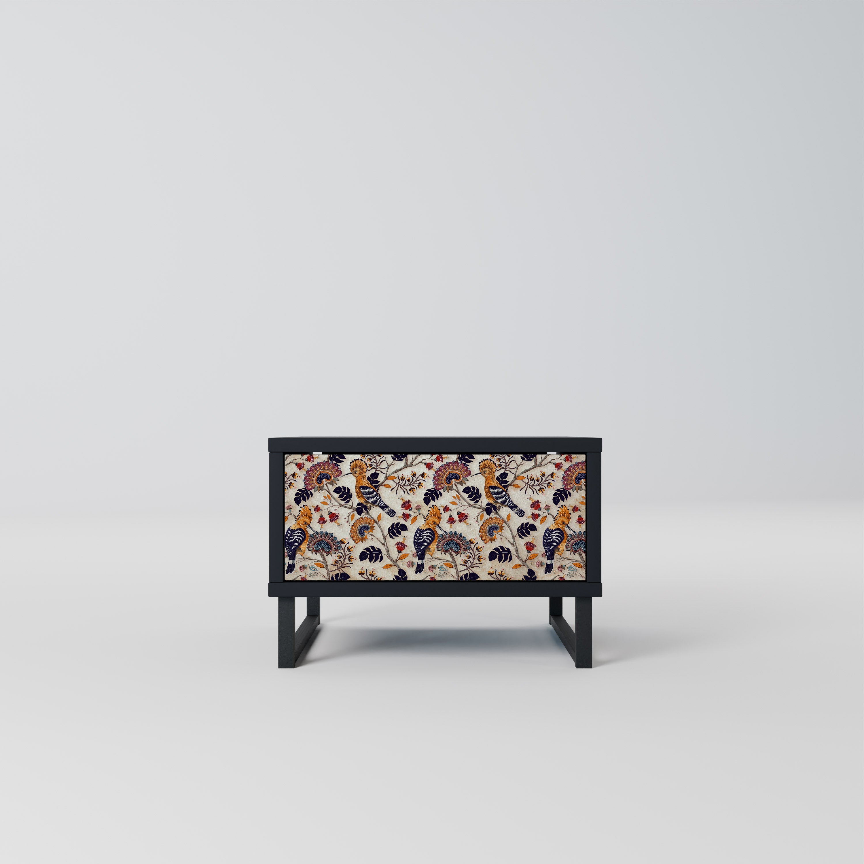 EMINENT HOOPOE Mesa de Cabeceira em Acabamento Preto