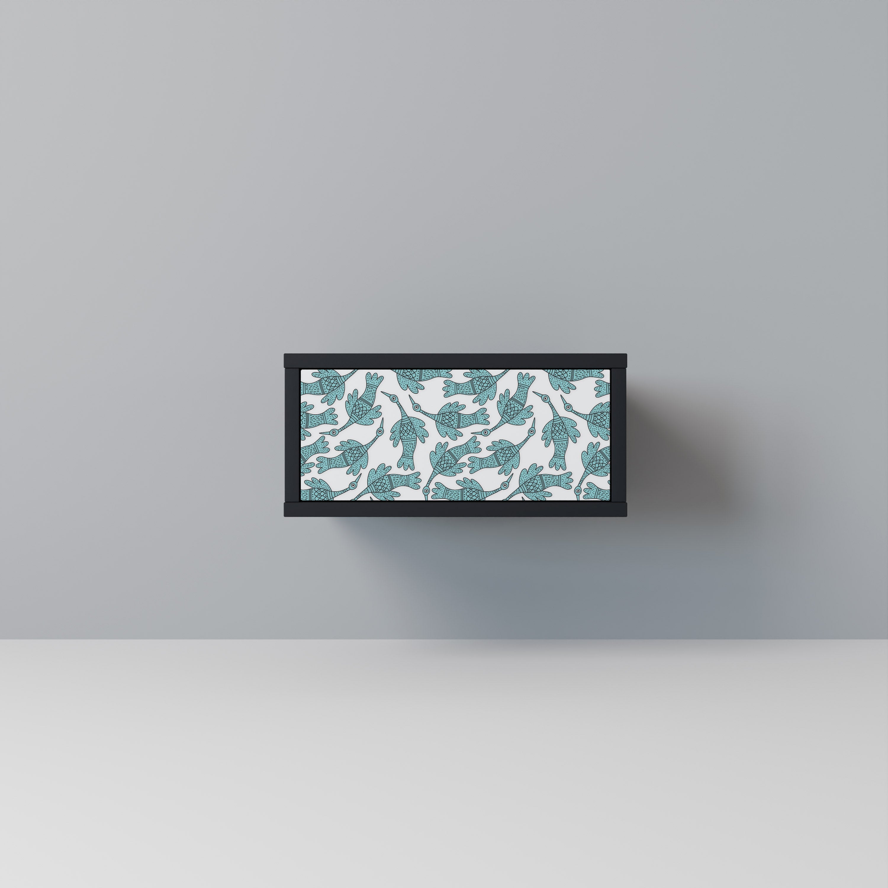 WATERSPOUT SONGIBIRD Mesa de Cabeceira em Acabamento Preto