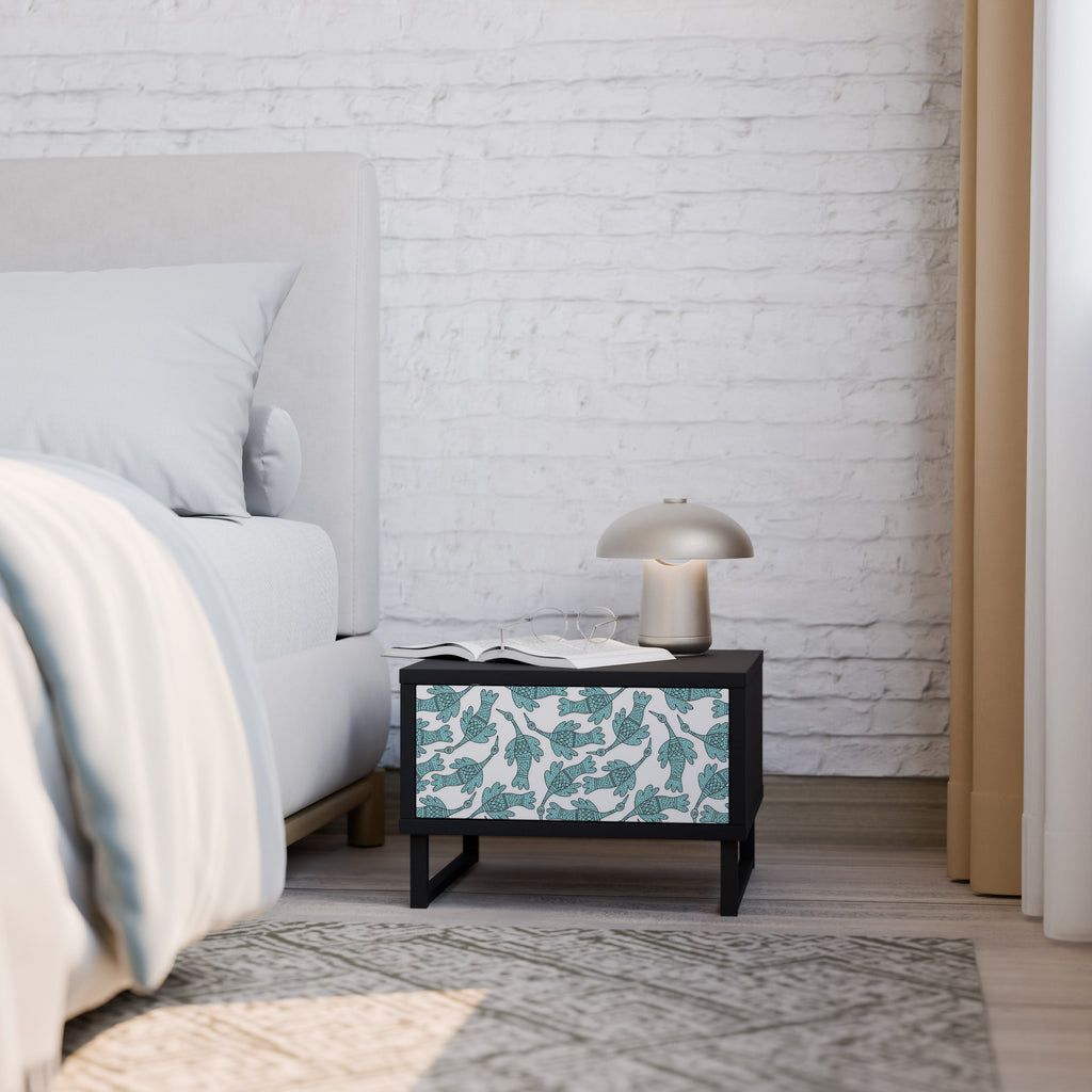 WATERSPOUT SONGIBIRD Mesa de Cabeceira em Acabamento Preto