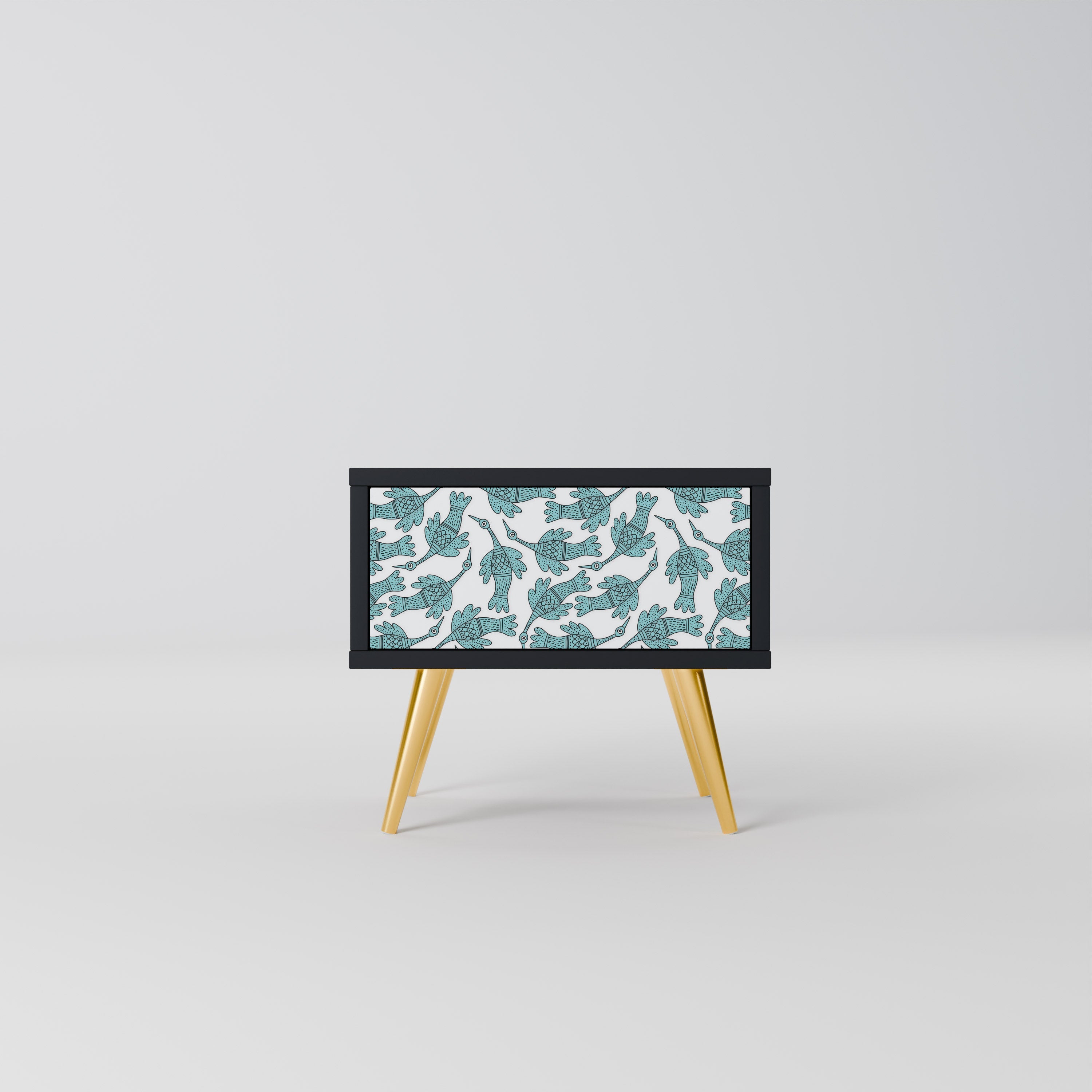 WATERSPOUT SONGIBIRD Mesa de Cabeceira em Acabamento Preto