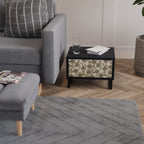 ALMONDINE SONGBIRD Mesa de Cabeceira em Acabamento Preto