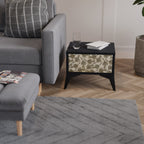 ALMONDINE SONGBIRD Mesa de Cabeceira em Acabamento Preto