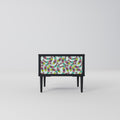 INDIAN FISH Nightstand in Black Finish