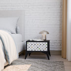 CATS COMPILATION Mesa de Cabeceira em Acabamento Preto