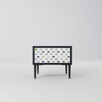 CATS COMPILATION Mesa de Cabeceira em Acabamento Preto