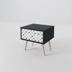 CATS COMPILATION Mesa de Cabeceira em Acabamento Preto