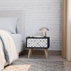 CATS COMPILATION Mesa de Cabeceira em Acabamento Preto