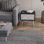 CATS COMPILATION Mesa de Cabeceira em Acabamento Preto