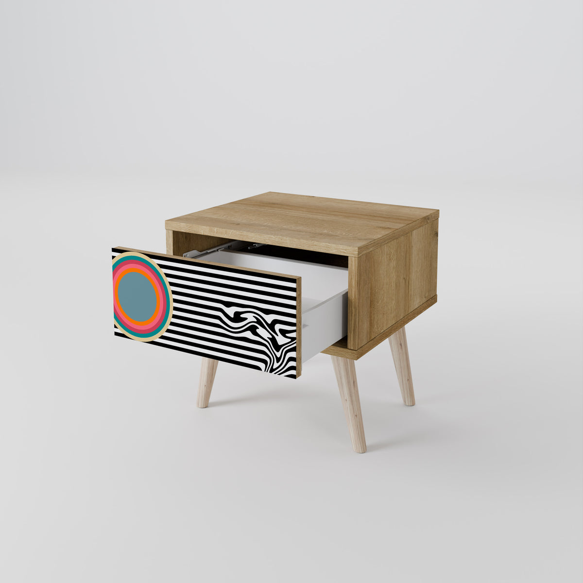 SPECTRA SHOWCASE Mesa de Cabeceira com Gaveta