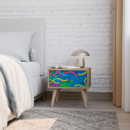 STREAMER TANGLE Mesa de Cabeceira com Gaveta