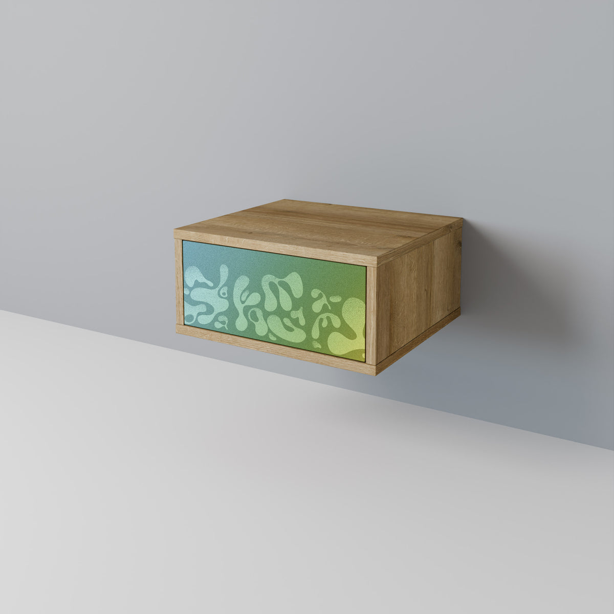 IRREGULAR BLUE Mesa de Cabeceira com Gaveta